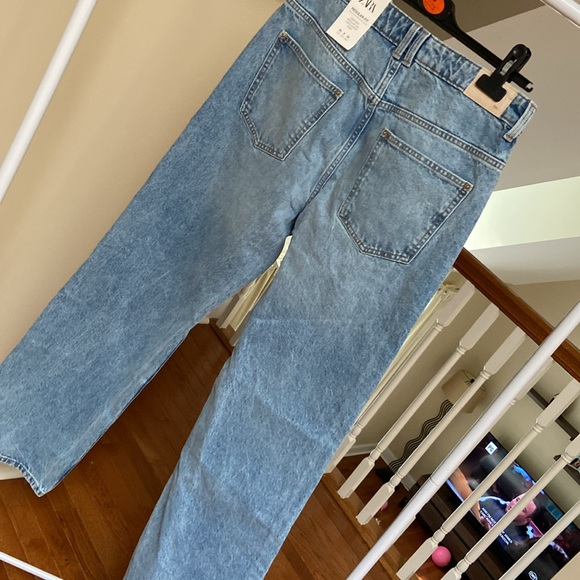 ZARA high rise regular leg full length jeans blogger favorite - Picture 8 of 8